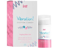 Unisex INTT – GALINGAS INTIMAUS STIMULIAVIMAS COTTON CANDY LIQUID VIBRATORIUS GELIS 15 ml
