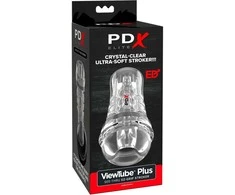 Pipedream PDX ELITE VIEW SKAIDRUS VAMZDELIS PATOGIOS RANKENOS STROKERIS