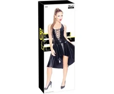 Black Level Juodas Level Vinilo suknelė L