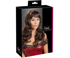 Cottelli Accessoires Dark Ilgas tamsiai rudas perukas