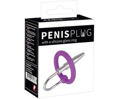 Penisplug RING su silikoniniu glanso žiedu
