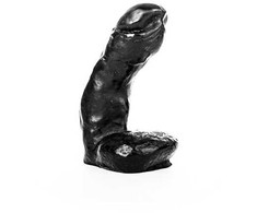 All Black All Juodas AB41 Compact Model Anatomical Intimate Device 15 cm Juodas