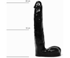 All Black All Juodas Model 44 Intimate Silicone System 21 cm Juodas