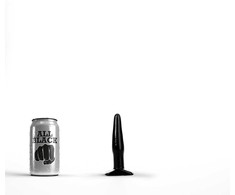 All Black All Juodas AB68 Compact Intimate Plug 12 cm Space Shuttle Shape