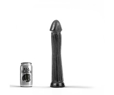 All Black All Juodas Model 070 31cm Anatomic Intimate Device - Textured Juodas