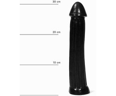 All Black All Juodas Model 070 31cm Anatomic Intimate Device - Textured Juodas