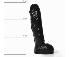 All Black All Juodas Model 11 Intimate Silicone System 29 cm - Anatomical Shaft