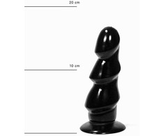 All Black All Juodas Model 5530 Multi-Ring Intimate Silicone Device 17 cm Juodas