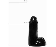 All Black All Juodas Model 05 Intimate Machine 13 cm Juodas - Smooth Anatomical Design