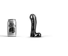 All Black All Juodas Intimate Model Juodas 15 cm - Compact Anatomical Design