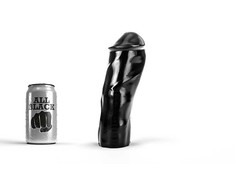 All Black All Juodas Model 5608 20 cm Anatomical Intimate Device - Juodas