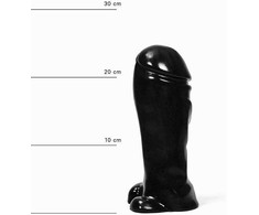 All Black All Juodas Model 5615 - Intimate Machine, Juodas, 22 cm