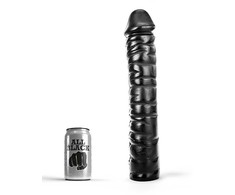 All Black All Juodas 15/38 cm Model Premium Silicone Intimate Priedas Juodas