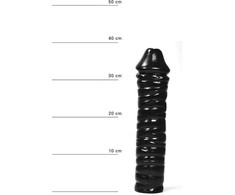 All Black All Juodas 15/38 cm Model Premium Silicone Intimate Priedas Juodas