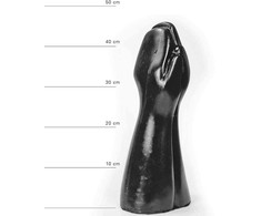 All Black All Juodas Model 208234 Anatomical Hand &amp; Arm PVC Form 39 cm Juodas