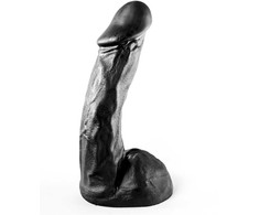 All Black All Juodas 23 cm Model 6604 Anal Plug - Anatomical Design, Juodas