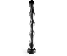 All Black All Juodas Model 16 Intimate Wand - 41 cm, Flexible Surface Design