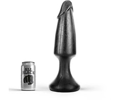 All Black All Juodas Model 14 Intimate Plug 35 cm Flexible Juodas Design