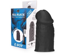 All Black All Juodas E-Boy Intimate Device 17 cm Juodas Phthalate-Free Belgium