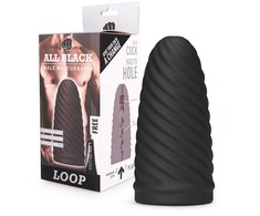 All Black All Juodas Loop Model 1 Intimate Machine Juodas 17cm