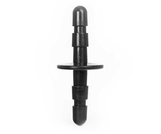 HUNG SYSTEM Double Plug Juodas - Modular Joining Connector 18 cm