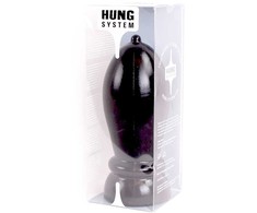 Hung System Rolling Intimate Plug 24cm Juodas Large Diameter 9.7cm