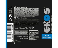 Eros Classic Line EROS Aqua Sensations Vanduo-Based Lubricant 30ml - Skin-Friendly Formula