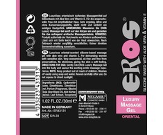 Eros Classic Line EROS Luxury Massage Gel Oriental 30ml - Mandarin &amp; Sandalwood Essence