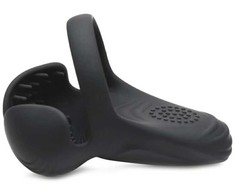 XR Brands Silicone Intimate Ring with Remote Control, Juodas