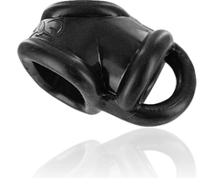 Xr Brands Annex TPR Chastity Cage System with Anatomical Divider, Juodas