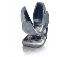 XR Brands Master Series Clear Expanding Dilator 4.5" Adjustable Plug