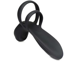 XR Brands Silicone Remote-Controlled Vibrating Sleeve, Atsparus vandeniui
