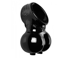 XR Brands Squeeze My Sac Silicone Support Ring with Dual Chamber System
