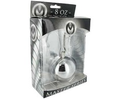 XR Brands Deviants Orb Weighted Steel Balls 240ml with Clip Attachment