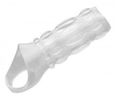 XR Brands Master Series Clear Enhancement Sleeve TPR 11.4cm