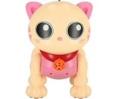 Rastar Katinas valdomas pulteliu šokinėja dainuoja