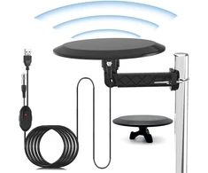 Kambarinė /Lauko TV antena HD-119 su stiprintuvu, DVB-T2, vidaus/lauko, 10 m