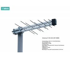 Skaitmeninė DVB-T antena ISKRA P-20 DTT su "F" jungtim
