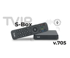 TVIP S-Box v.705 BTV Voice 4K UHD Android 11 IPTV imtuvas