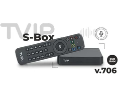 TVIP S-Box v.706 BTV Voice 4K UHD Android 11 IPTV imtuvas