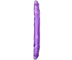 Blush B JŪSŲ 14 colių DVIGUBAS DILDO PURPURINE