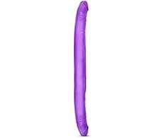 Blush B JŪSŲ 16 colių DVIGUBAS DILDO PURPURINE