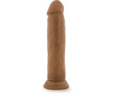 Blush Dr. Skin 9.5'' Mocha - Anatomical Model with Suction Base PVC