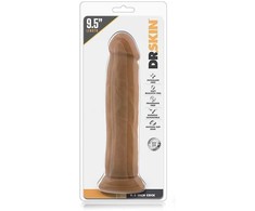 Blush Dr. Skin 9.5'' Mocha - Anatomical Model with Suction Base PVC