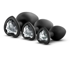 Blush LUXE BLING PLUGS MOKYMO RINKINYS SU BALTAIS BRILIANTINIAIS AKMENS