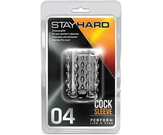 Blush Skaistalai STAY HARD COCK SLEEVE 04 CLEAR