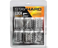 Blush STAY HARD COCK SLEEVE KIT CLEAR