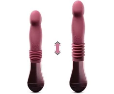 TEMPTASIA TRIXIE stumpiantis dildo vyno spalvos