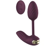 Dreamtoys ESSENTIALS Lankstus Nešiojamas Vibracinis Kiaušinis Violetinis