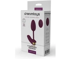 Dreamtoys ESSENTIALS Lankstus Nešiojamas Vibracinis Kiaušinis Violetinis